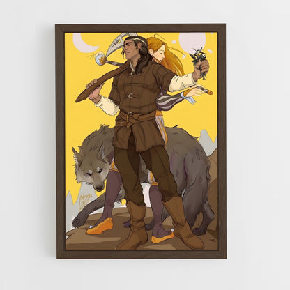 ap-robin hobb-4 cadre Bois foncé