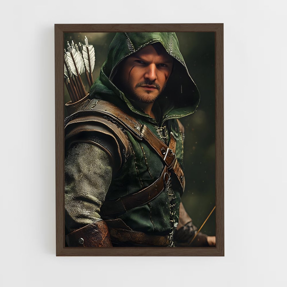 ap-robin hood legendary archer-3 cadre Bois foncé