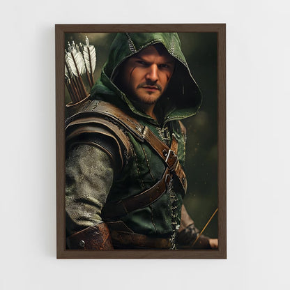 ap-robin hood legendary archer-3 cadre Bois foncé