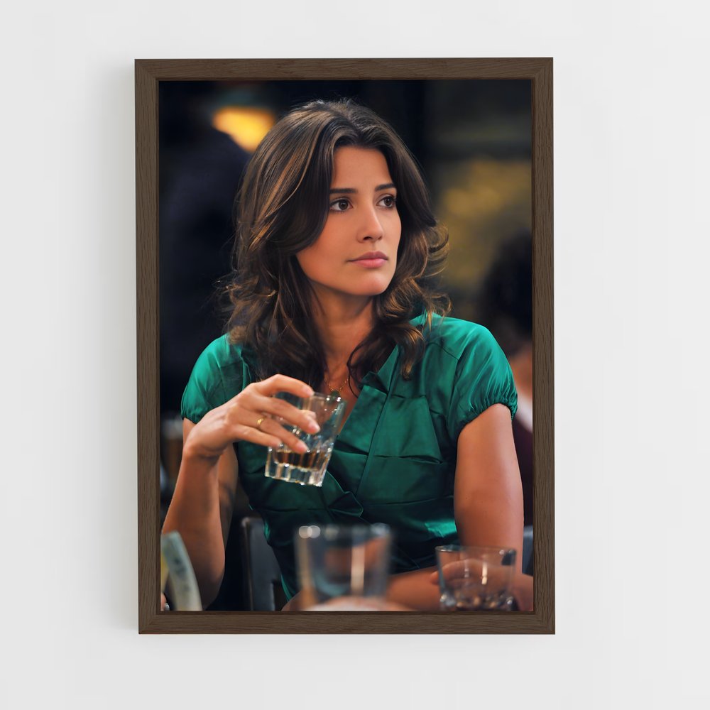 ap-robin scherbatsky-1 cadre Bois foncé