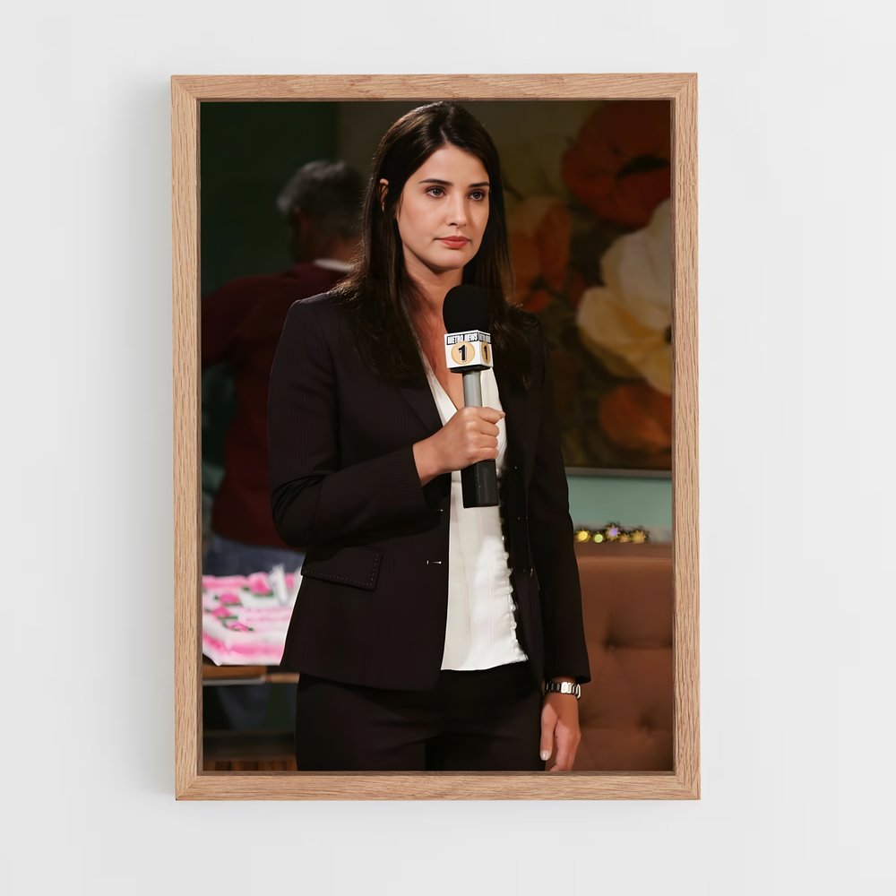 ap-robin scherbatsky-4 cadre Bois clair