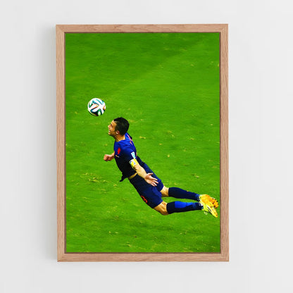 ap-robin van persie-2 cadre Bois clair