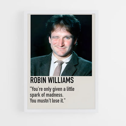 ap-robin williams-4 cadre Blanc