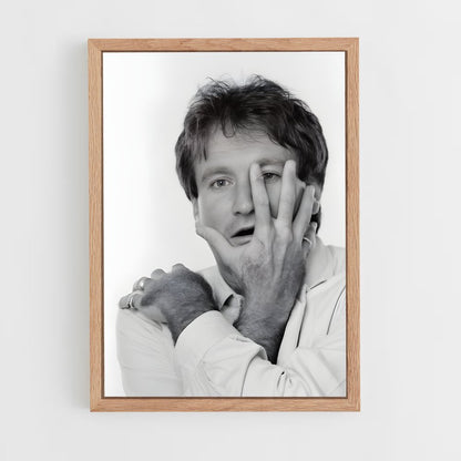 ap-robin williams-7 cadre Bois clair