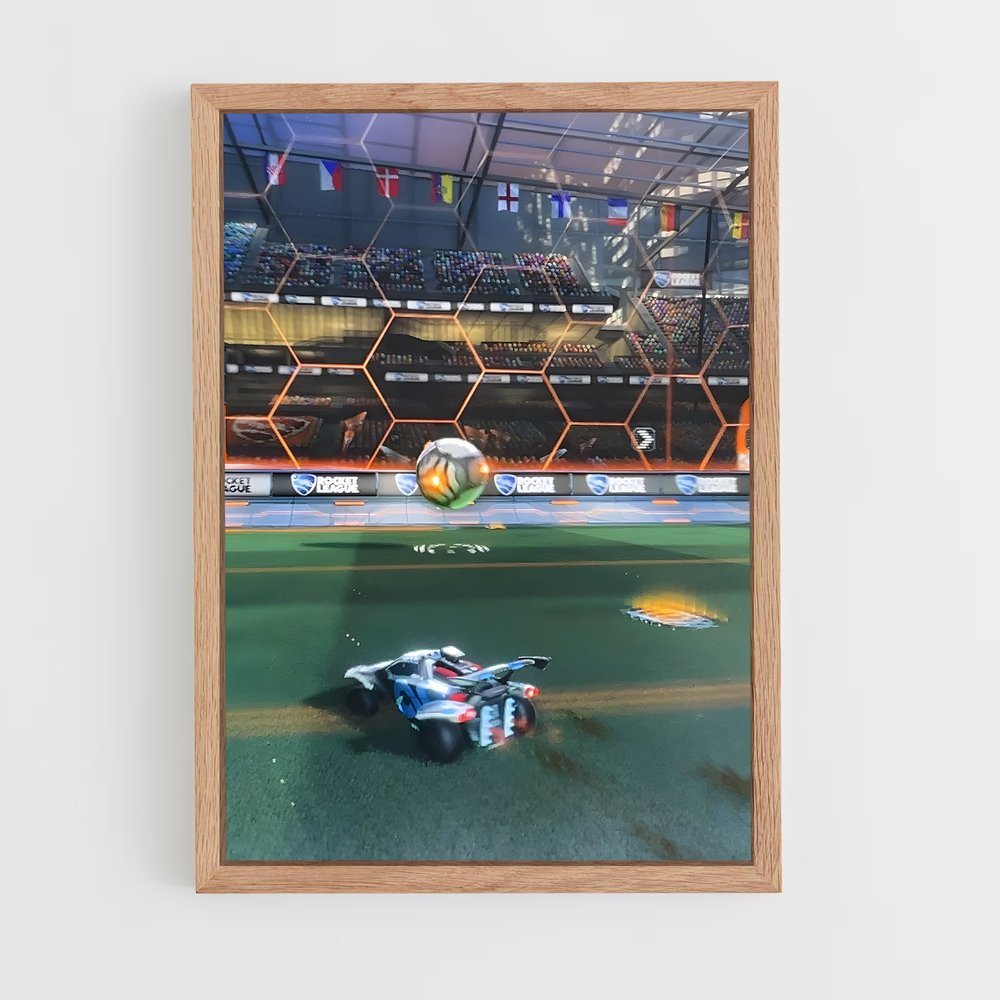 ap-rocket league-1 cadre Bois clair