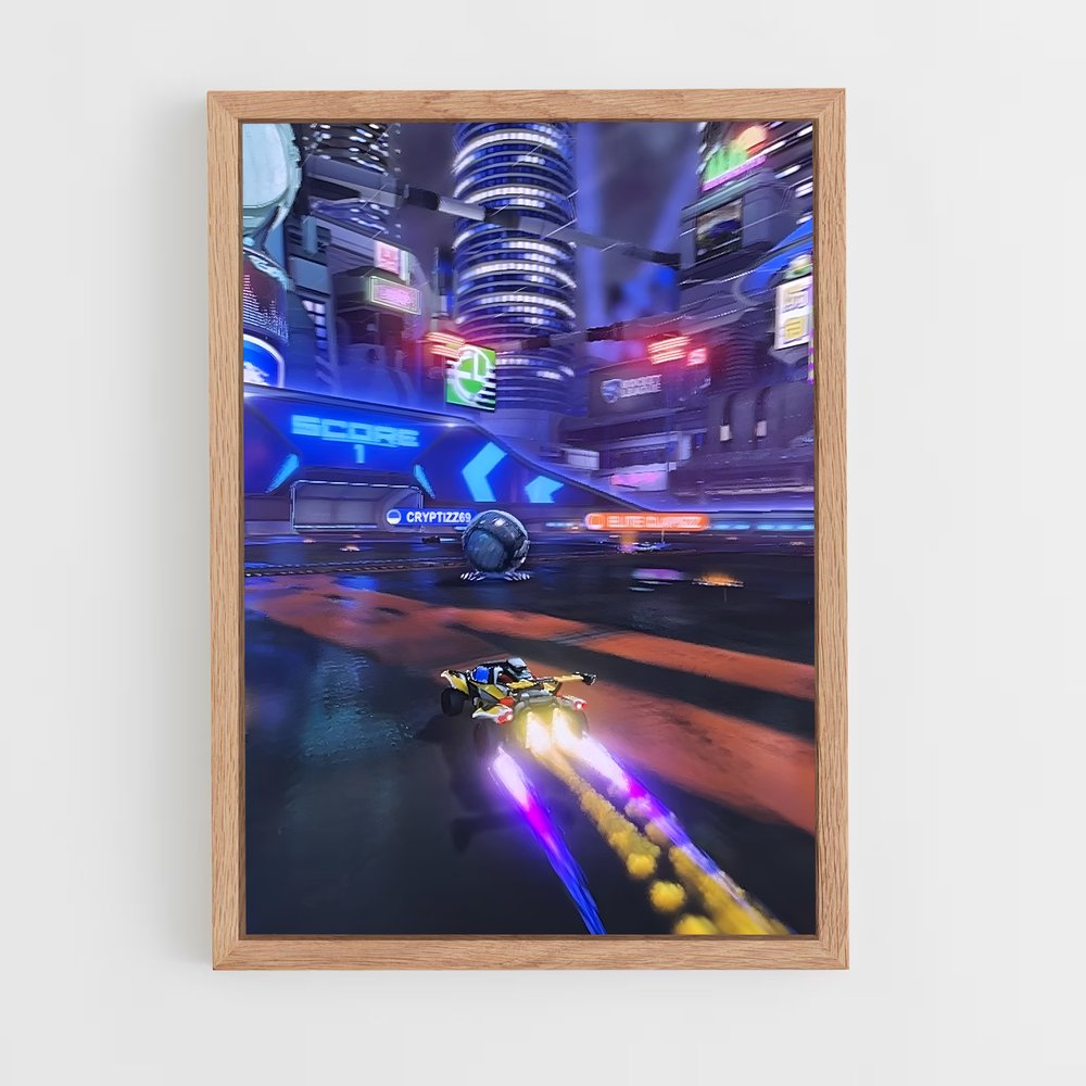 ap-rocket league-3 cadre Bois clair