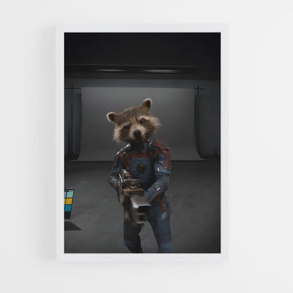 ap-rocket raccoon-6 cadre Blanc