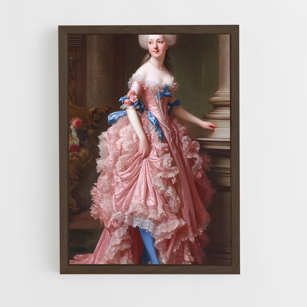 ap-rococo-1 cadre Bois foncé