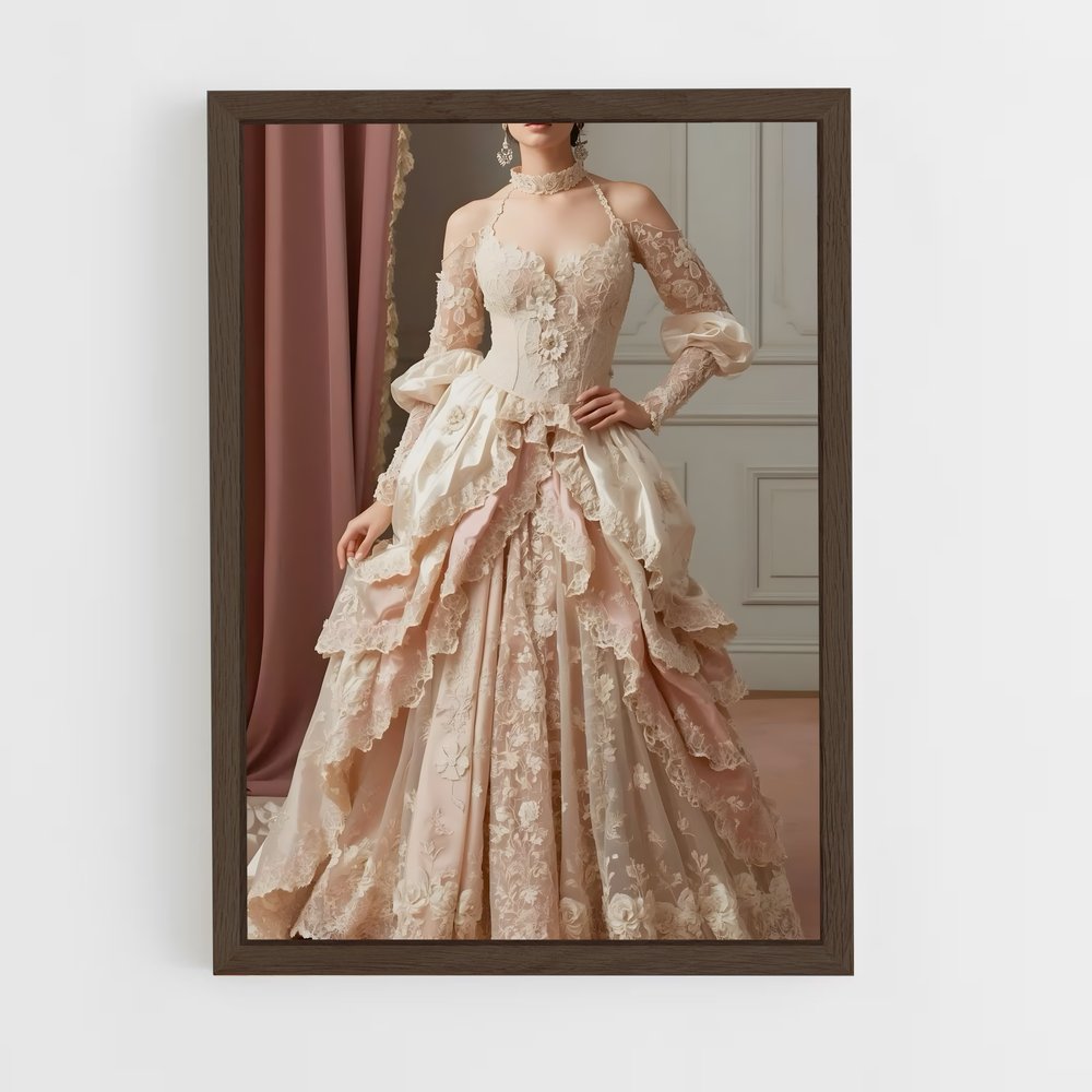 ap-rococo-11 cadre Bois foncé