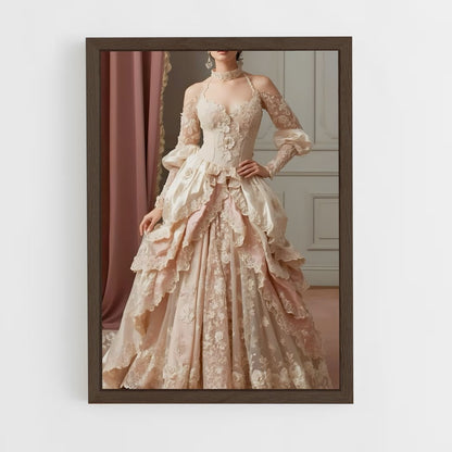 ap-rococo-11 cadre Bois foncé