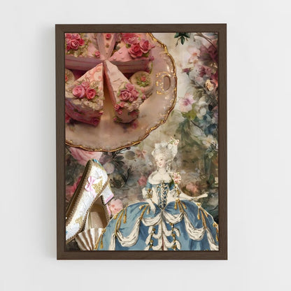 ap-rococo-12 cadre Bois foncé
