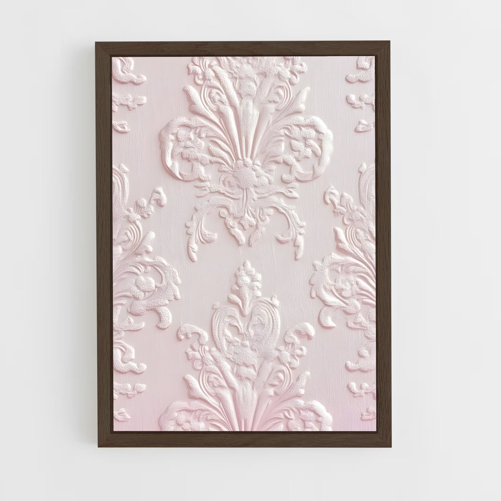 ap-rococo patterns-2 cadre Bois foncé