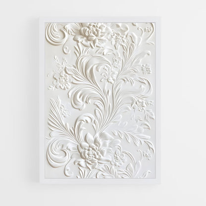 ap-rococo patterns-4 cadre Blanc