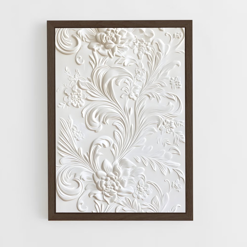 ap-rococo patterns-4 cadre Bois foncé