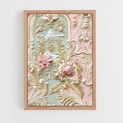 ap-rococo patterns-5 cadre Bois clair