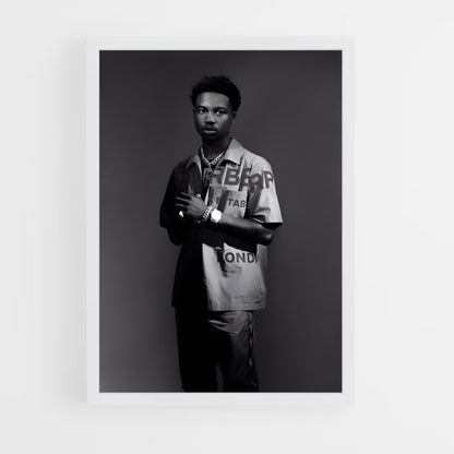 ap-roddy ricch-9 cadre Blanc