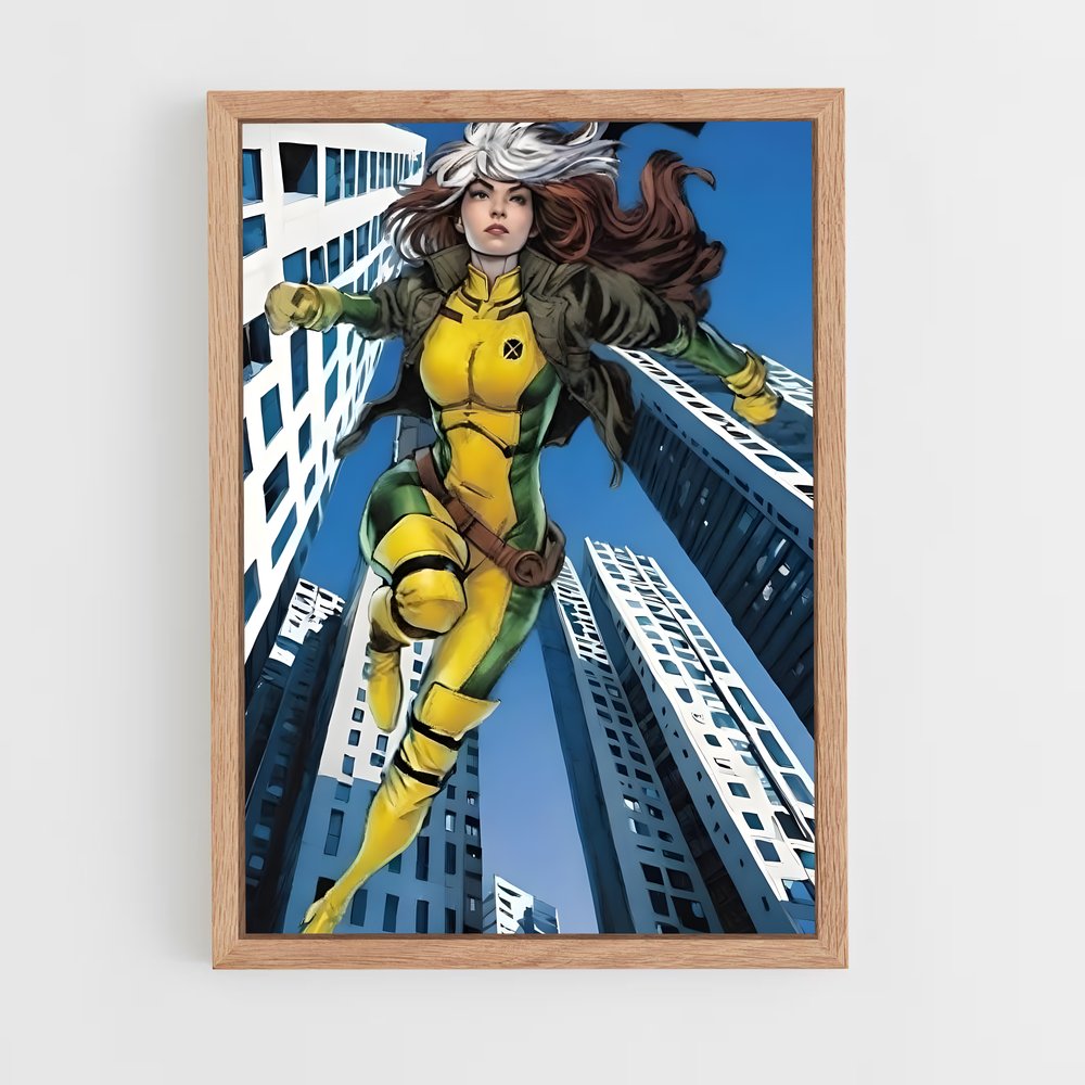 ap-rogue x-men-7 cadre Bois clair