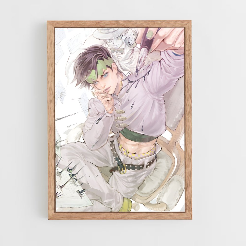 ap-rohan kishibe-3 cadre Bois clair
