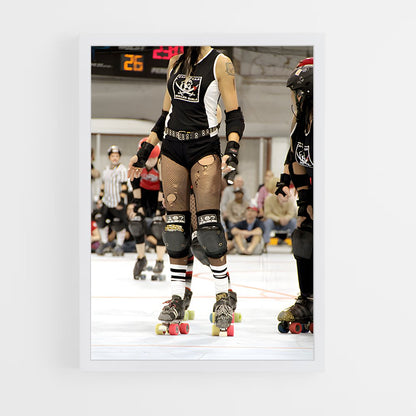 ap-roller derby-2 cadre Blanc