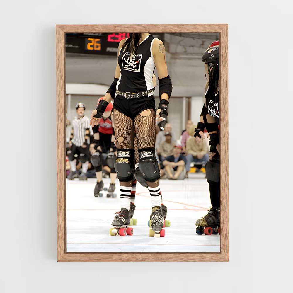 ap-roller derby-2 cadre Bois clair