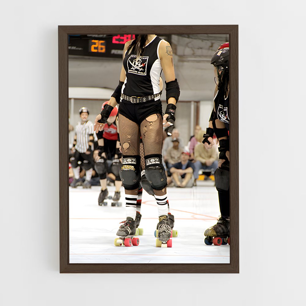 ap-roller derby-2 cadre Bois foncé