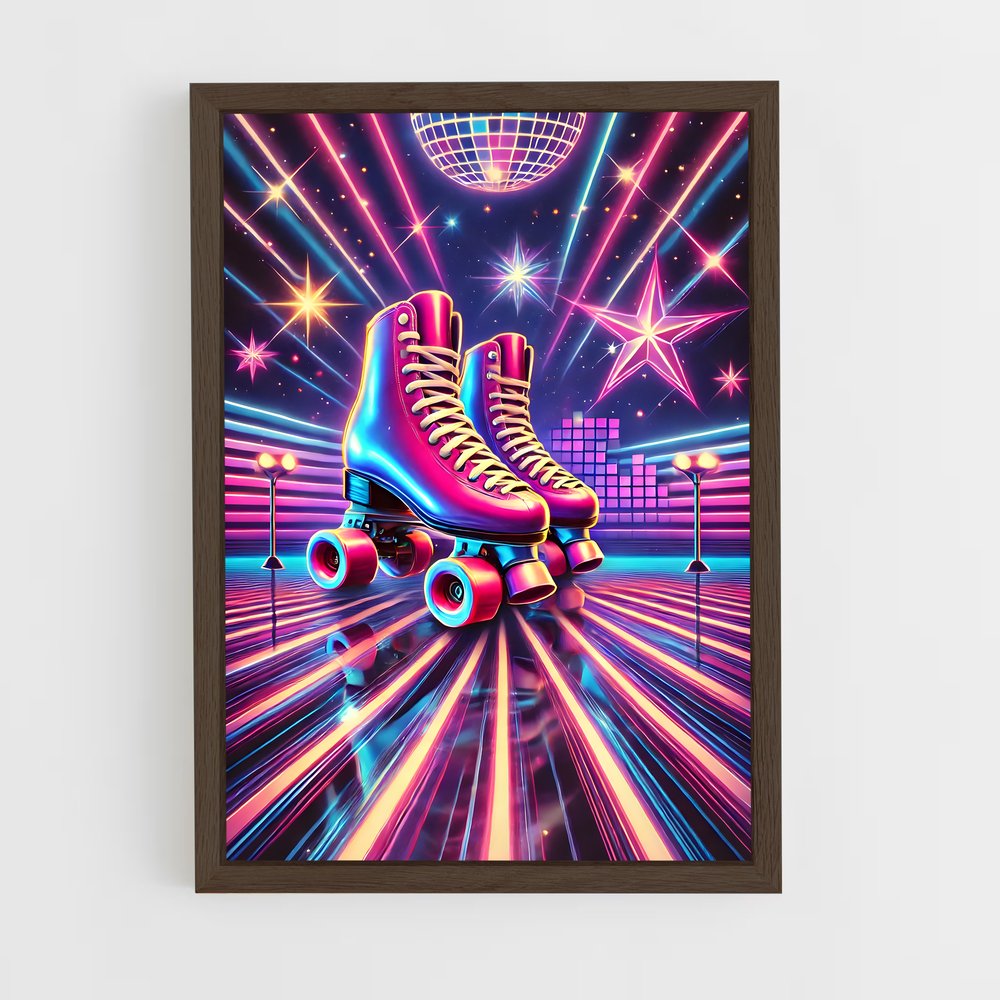 ap-roller disco championships-3 cadre Bois foncé