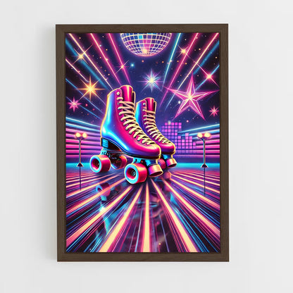ap-roller disco championships-3 cadre Bois foncé