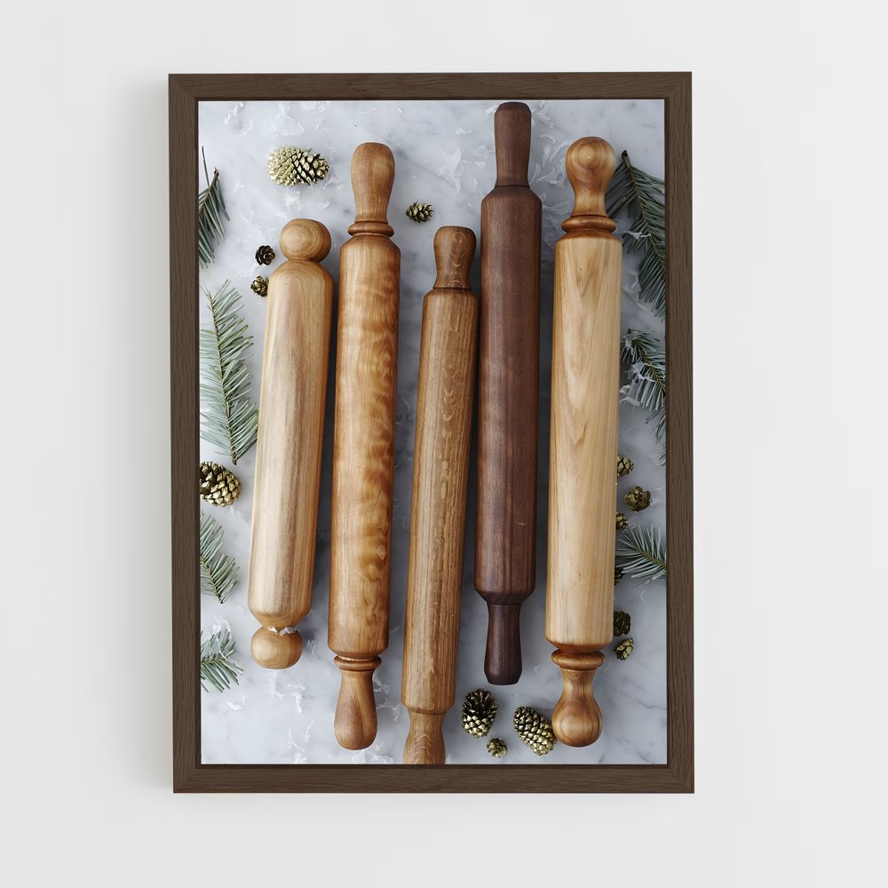 ap-rolling pin-1 cadre Bois foncé