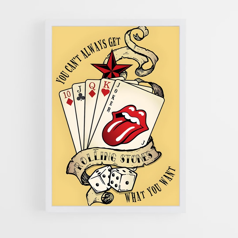ap-rolling stones-1 cadre Blanc