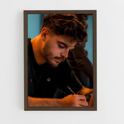 ap-romain ntamack-3 cadre Bois foncé