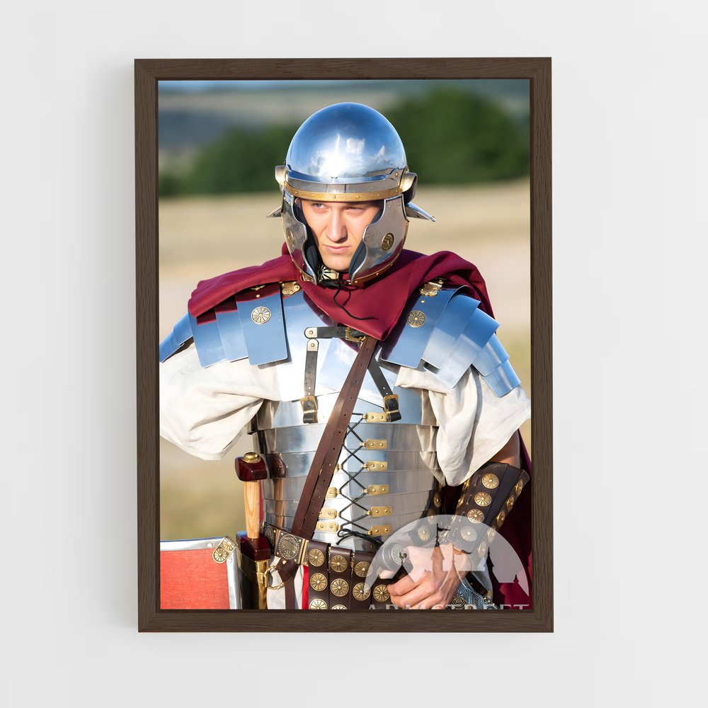 ap-roman helmet-5 cadre Bois foncé