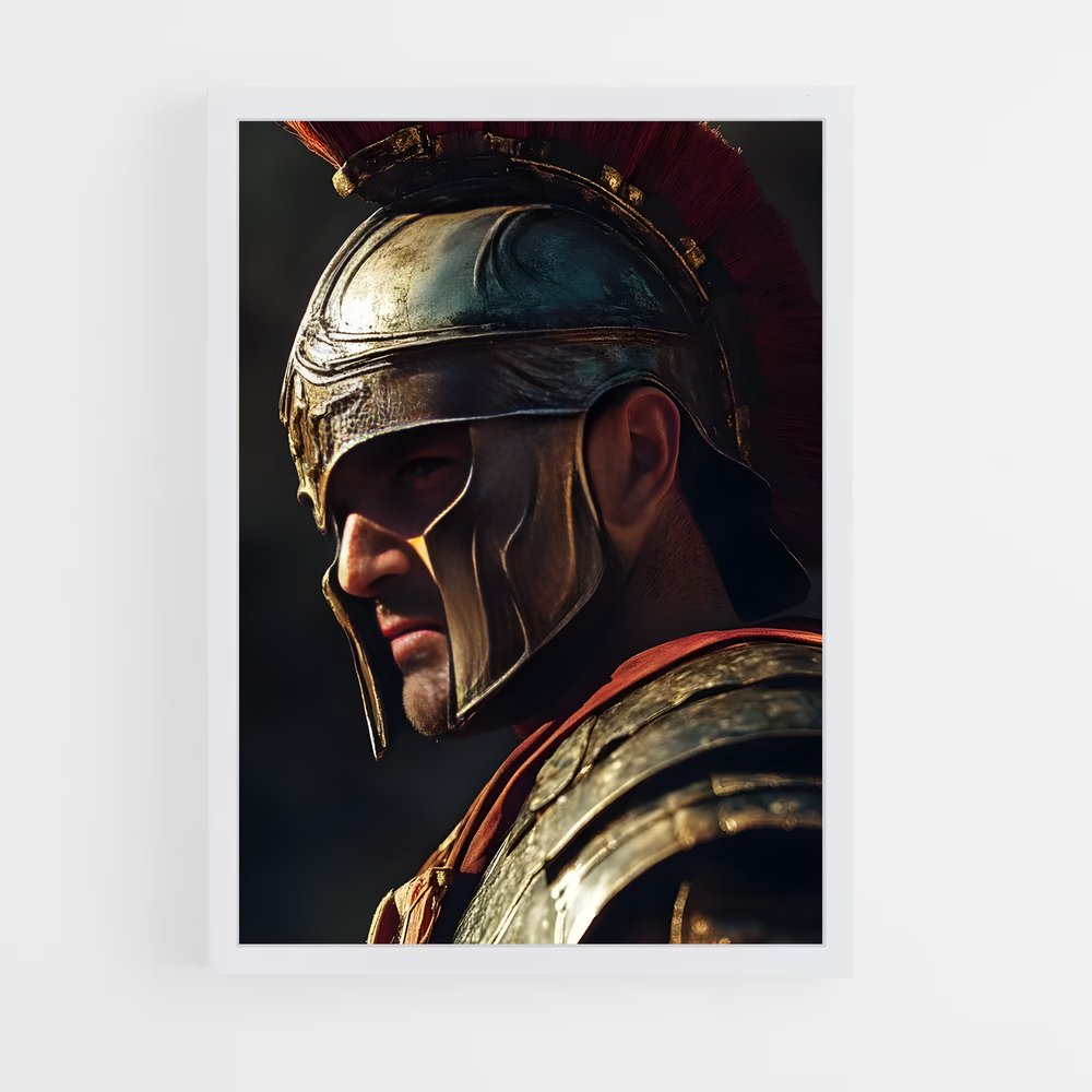 ap-roman helmet-7 cadre Blanc