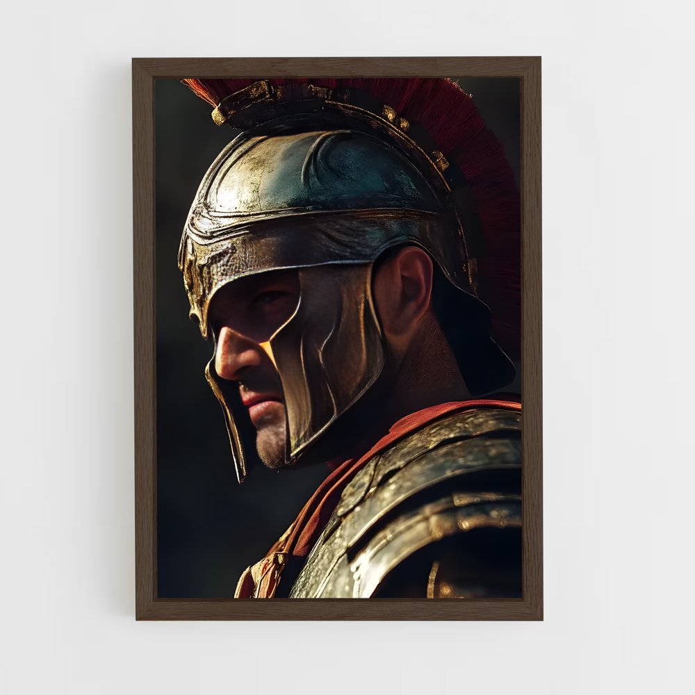 ap-roman helmet-7 cadre Bois foncé