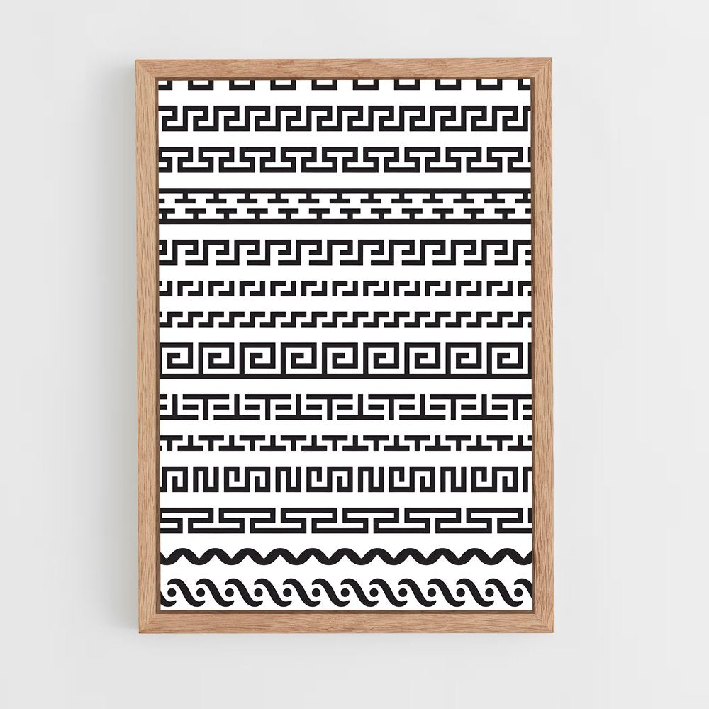 ap-roman patterns-3 cadre Bois clair