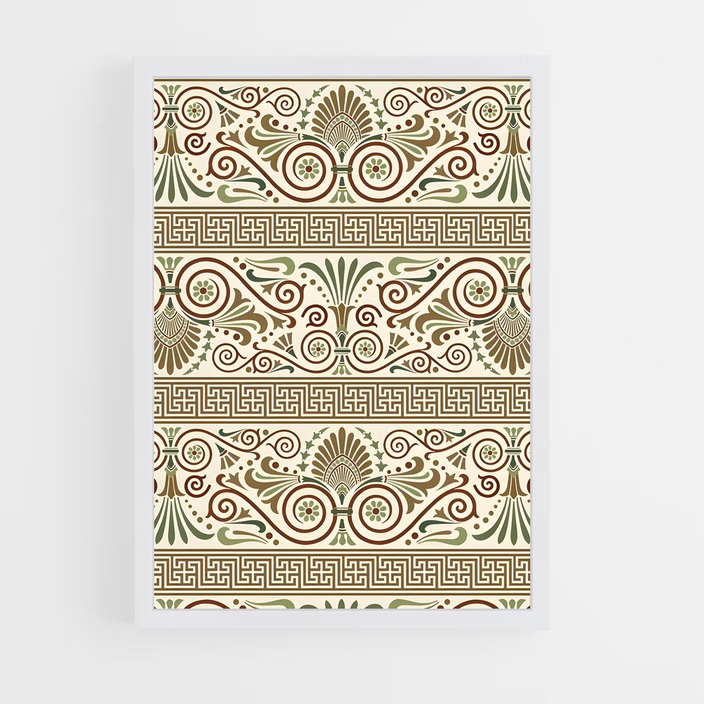 ap-roman patterns-6 cadre Blanc
