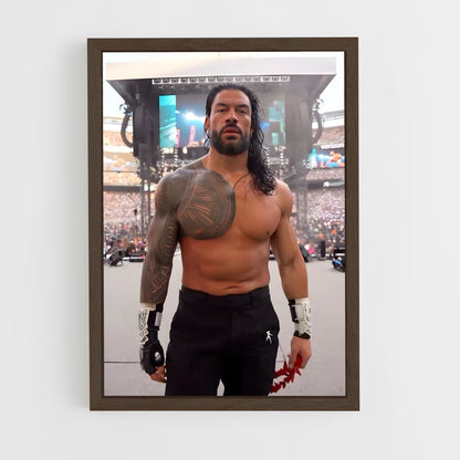 ap-roman reigns-1 cadre Bois foncé