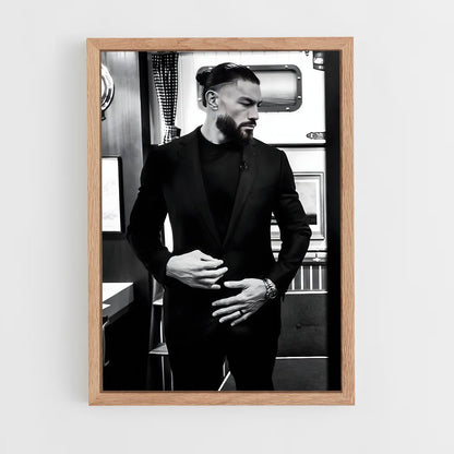 ap-roman reigns-8 cadre Bois clair
