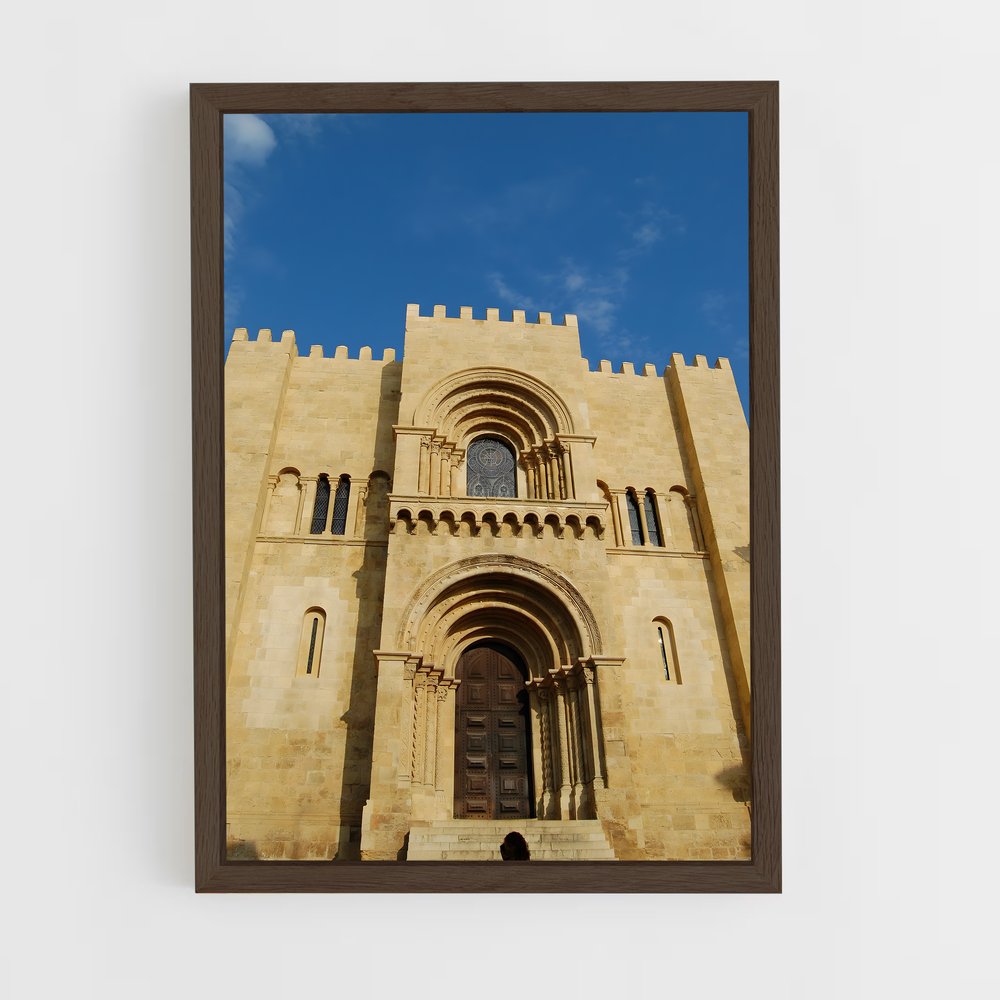 ap-romanesque architecture-3 cadre Bois foncé