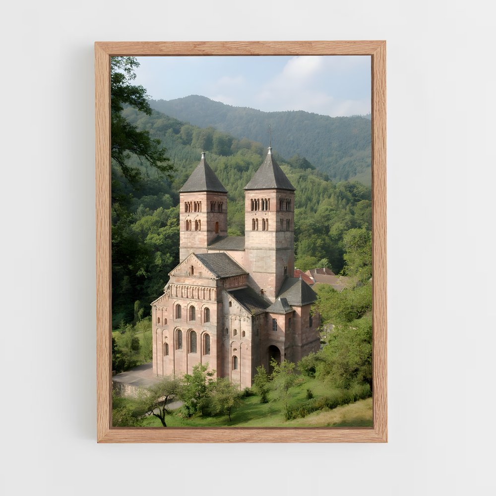 ap-romanesque architecture-5 cadre Bois clair