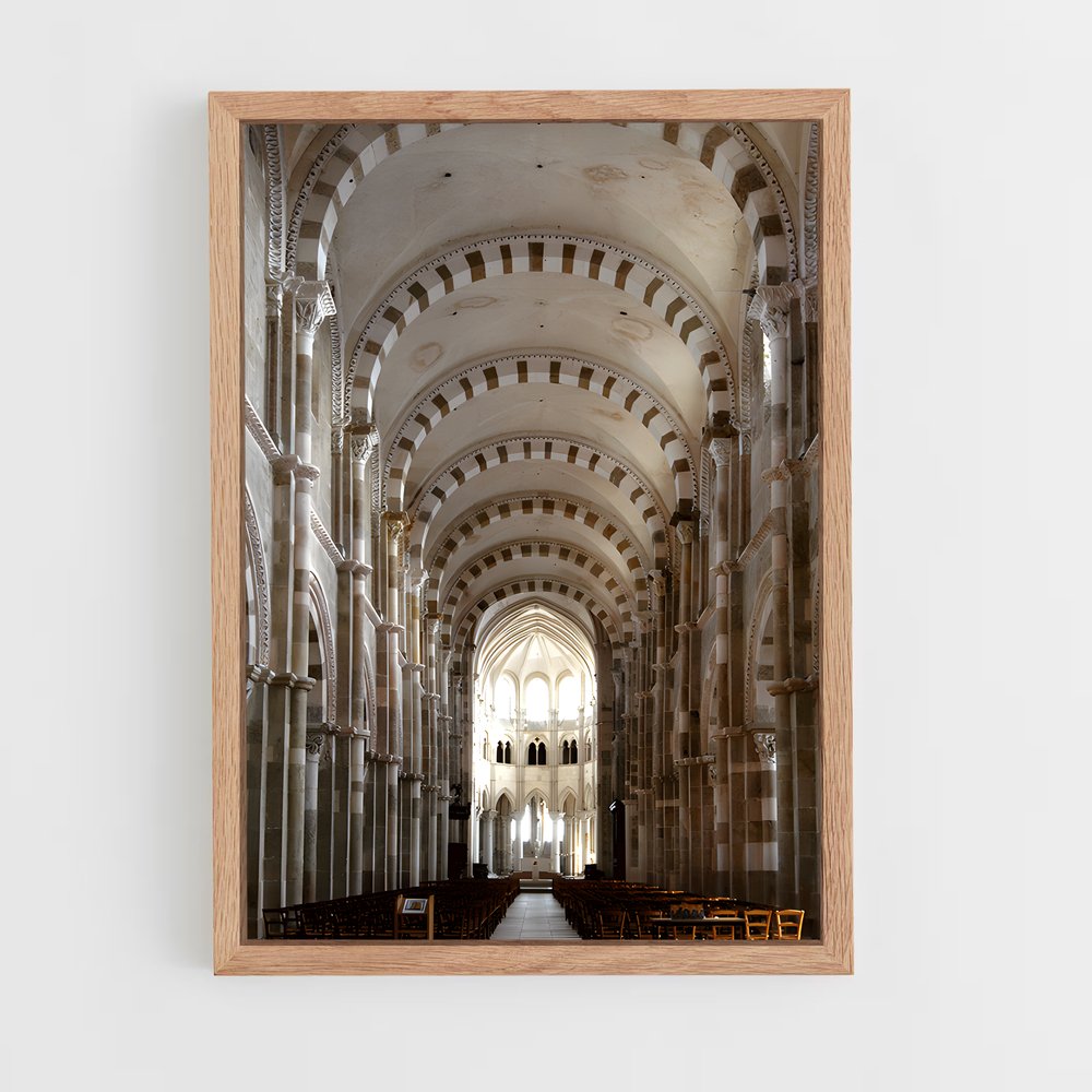 ap-romanesque architecture-7 cadre Bois clair