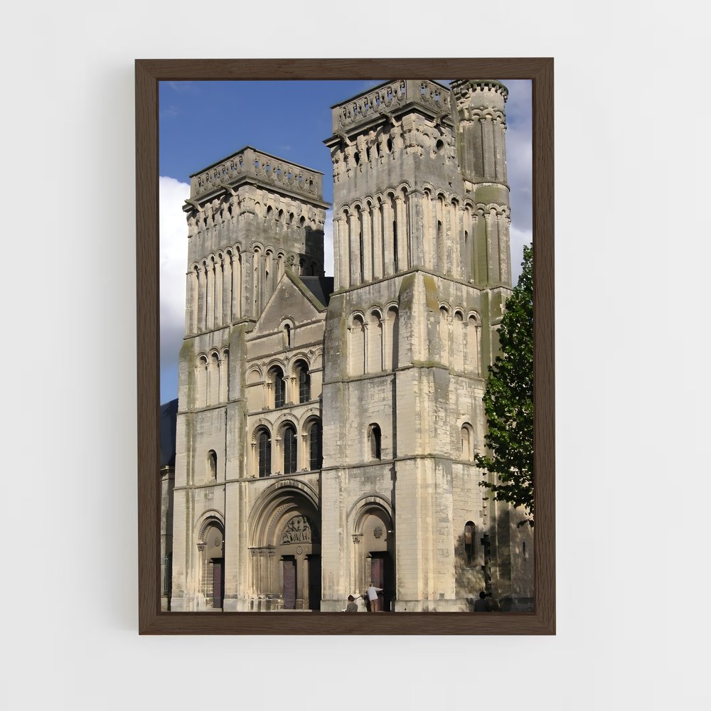 ap-romanesque architecture-8 cadre Bois foncé
