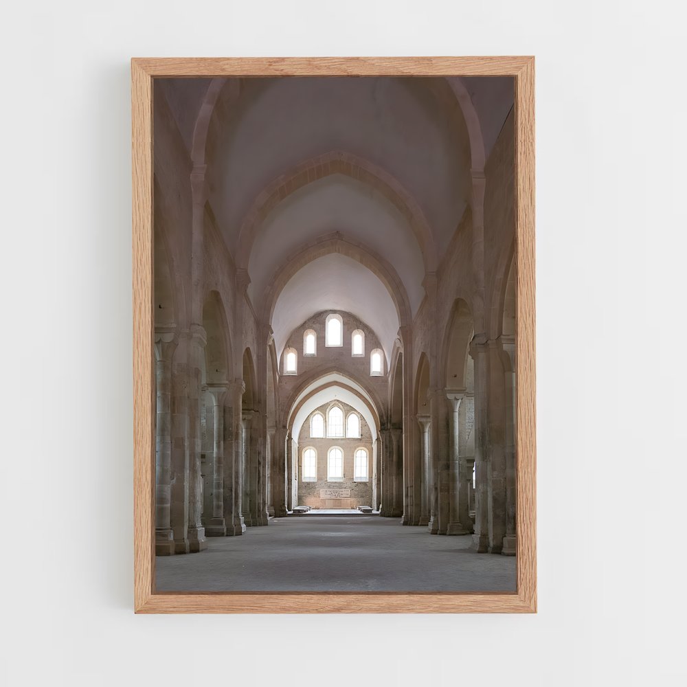 ap-romanesque architecture-9 cadre Bois clair