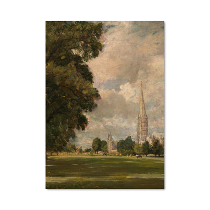 Poster Église en Fleurs
