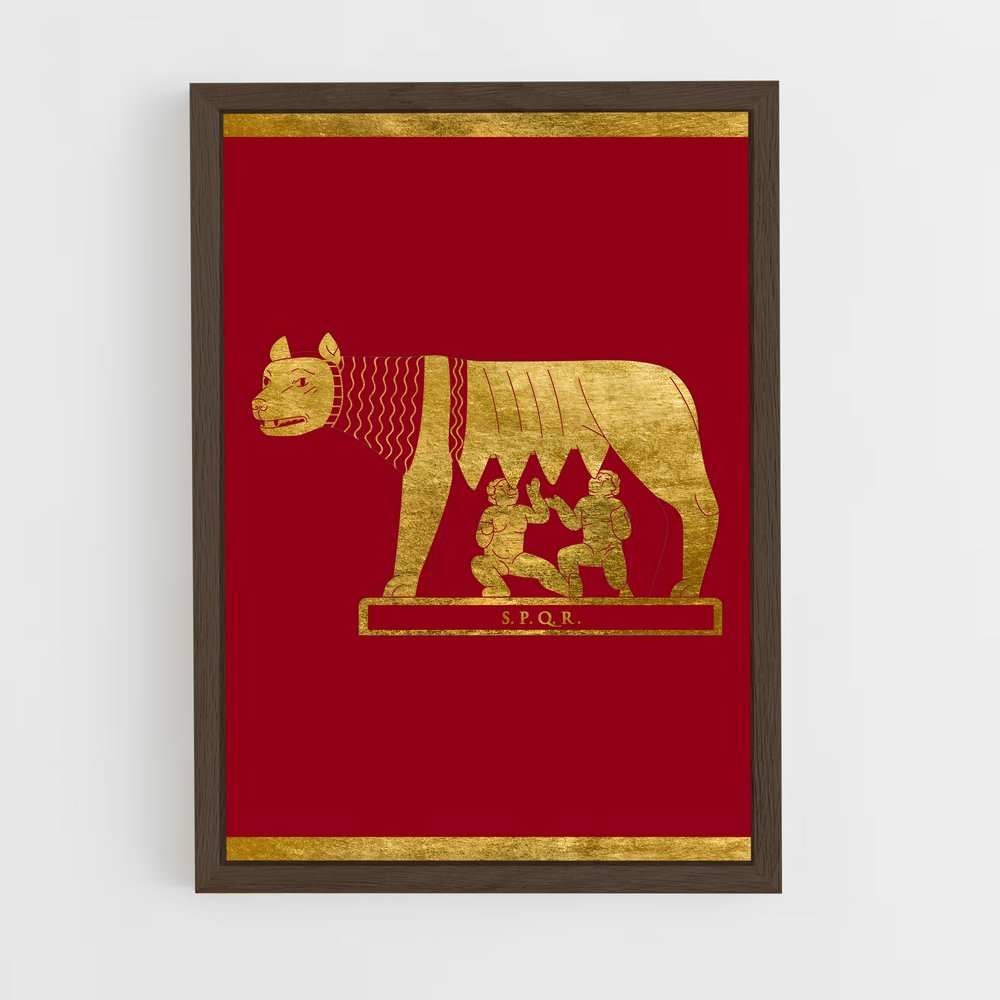 ap-romulus and remus-1 cadre Bois foncé