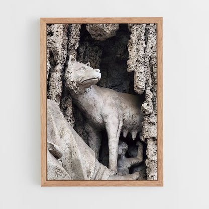 ap-romulus and remus-2 cadre Bois clair