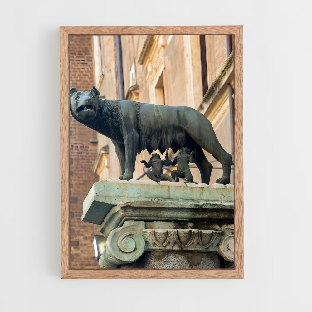 ap-romulus and remus-5 cadre Bois clair