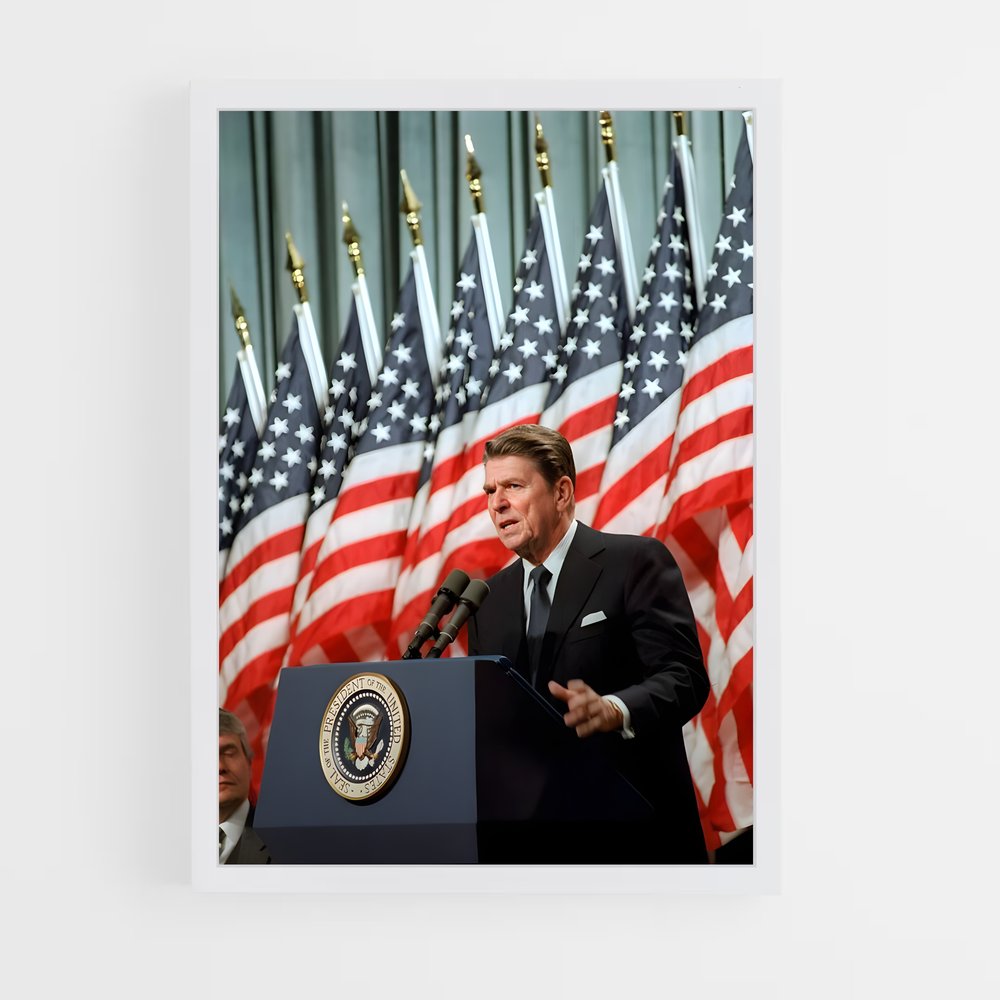 ap-ronald reagan-1 cadre Blanc