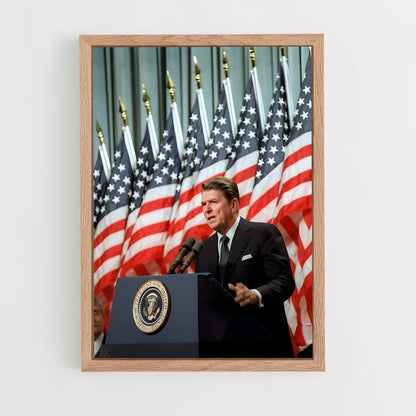 ap-ronald reagan-1 cadre Bois clair