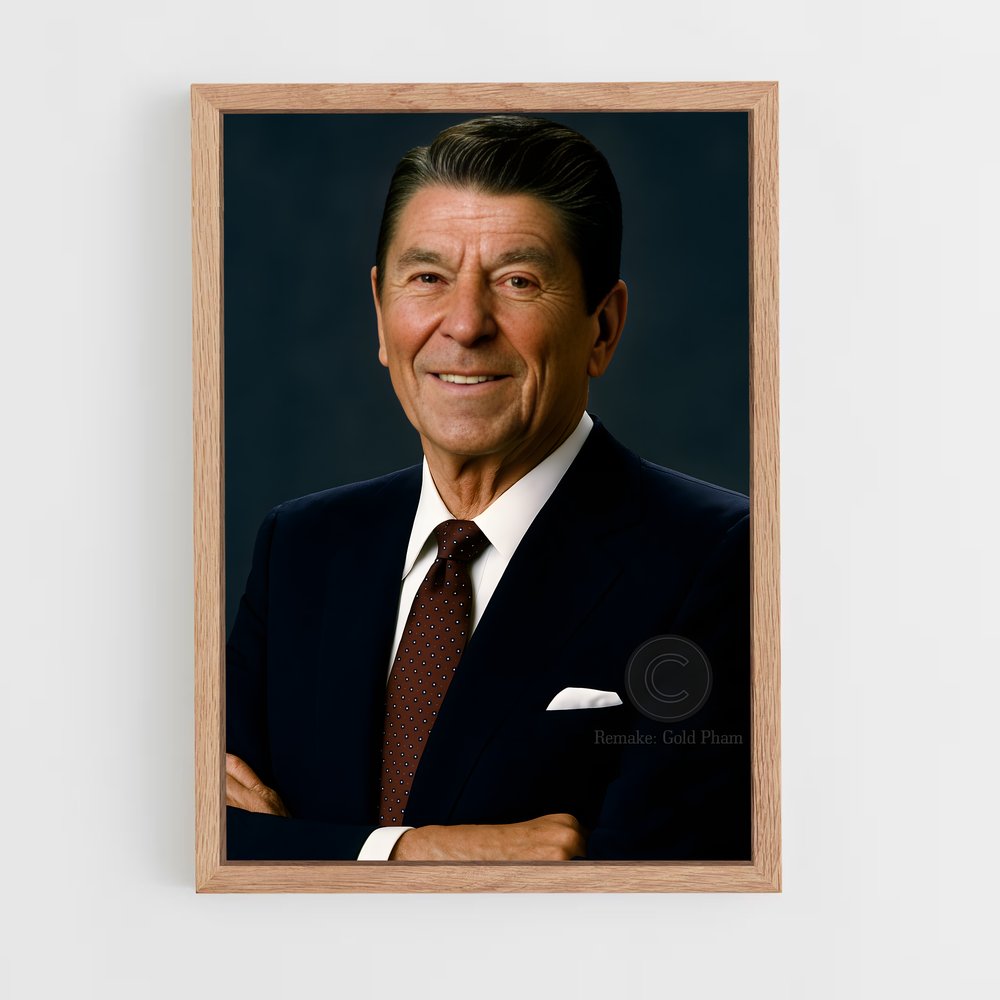 ap-ronald reagan-2 cadre Bois clair