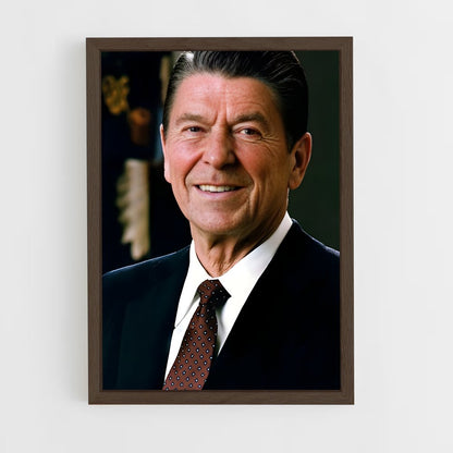 ap-ronald reagan-4 cadre Bois foncé